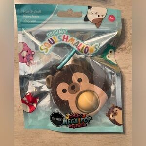 Squishmallows Mega Pop Keychain, Hans the Hedgehog, new!